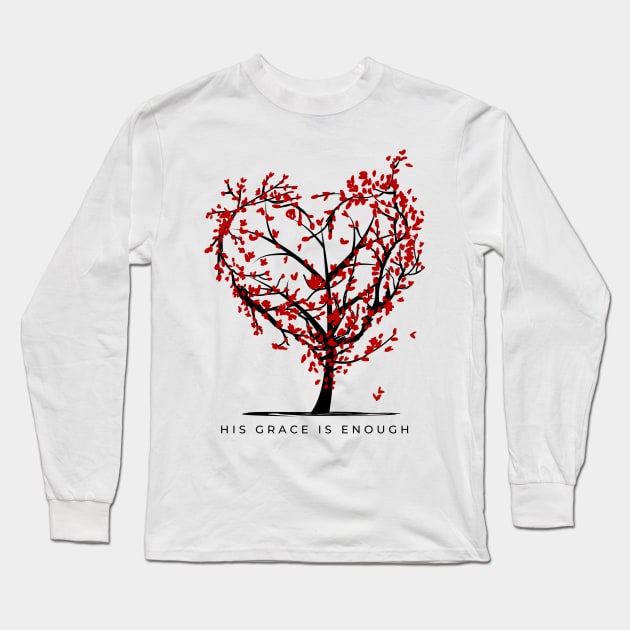 His Grace is Enough V13 Long Sleeve T-Shirt by Family journey with God